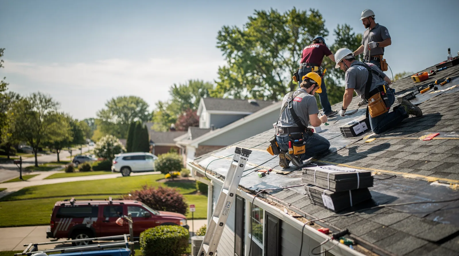 Roof Repair in Sherman, IL around you